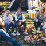 Camping parents walking trip children near two lake family stock families places blog early season pro tips increase similar