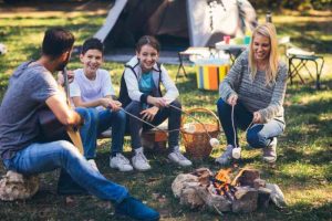 Camping parents walking trip children near two lake family stock families places blog early season pro tips increase similar