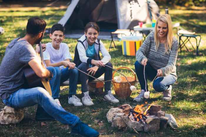 Camping parents walking trip children near two lake family stock families places blog early season pro tips increase similar