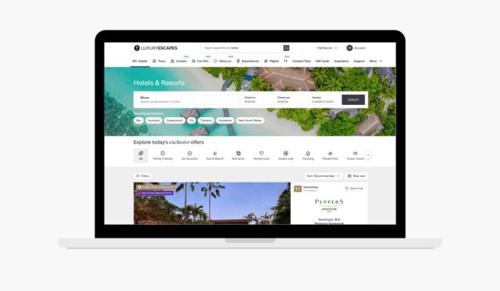 Exclusive luxury escapes